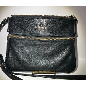 KATE SPADE New York Cobble Hill Tenley Black Pebbled LeatherCrossbody Purse